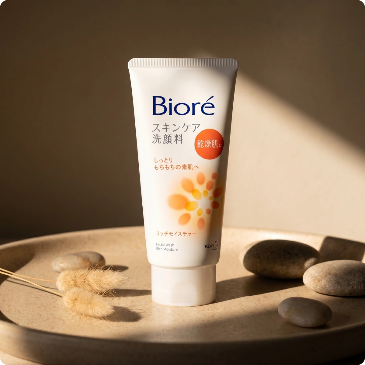 Biore Skincare Rich Moisture Facial Cleanser 130g