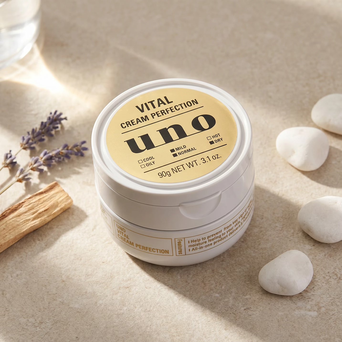 Shiseido Uno for Men Vital Cream Perfection 90g