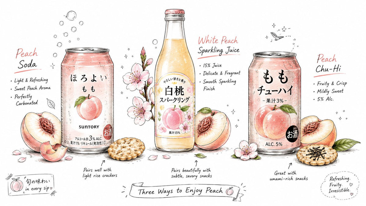 Japanese Peach Drink Guide: Types, Brands, and Pairings