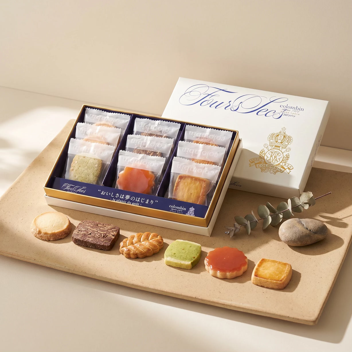 Colombin Four Secs Assorted Baked Cookies & Biscuits Gift Set (9 units)