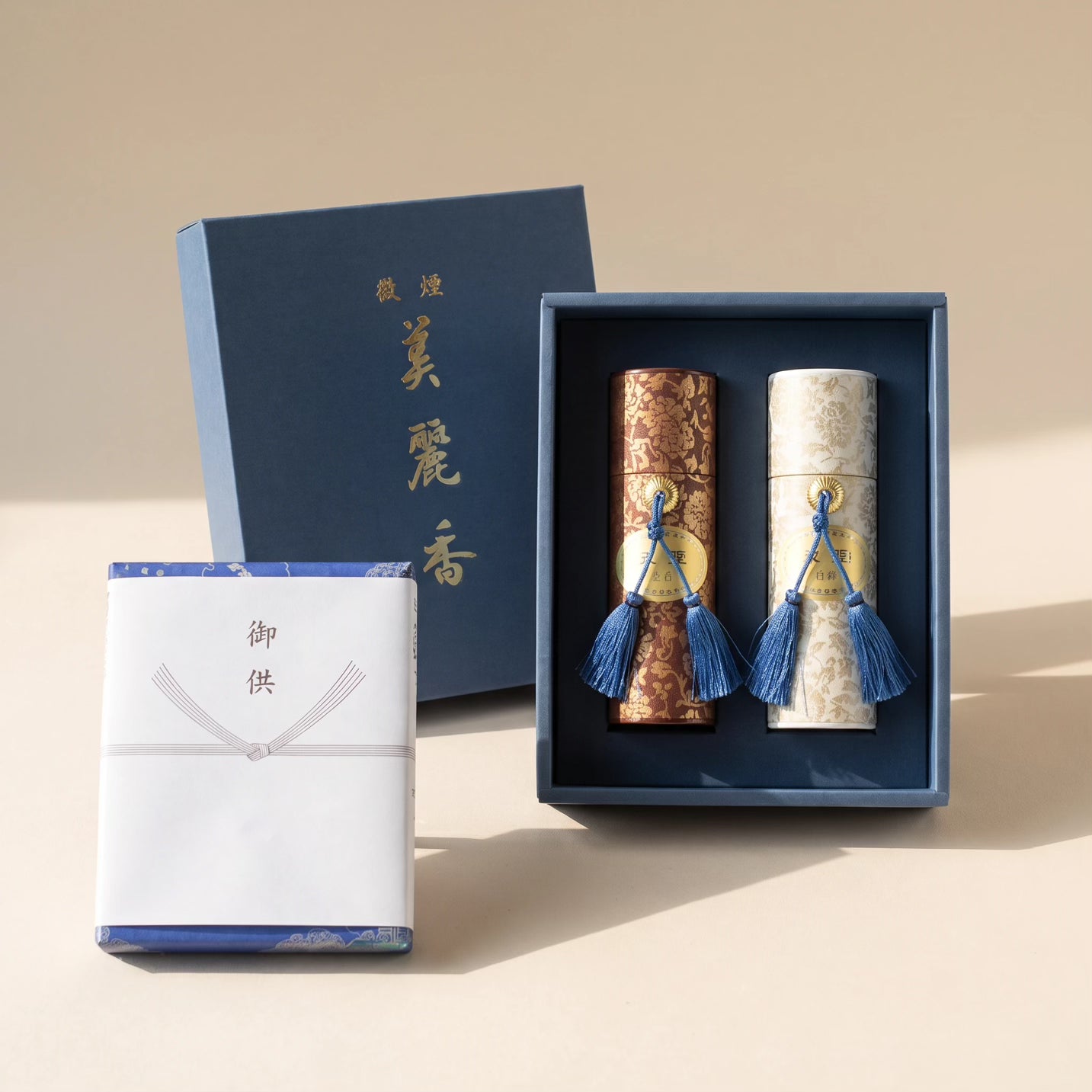 Eirakuya Organic Japanese Incense Gift Set (Sandalwood & Agarwood)