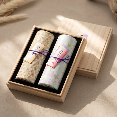 Eirakuya Organic Japanese Incense With Paulownia Gift Box (Cherry Blossom & Osmanthus)