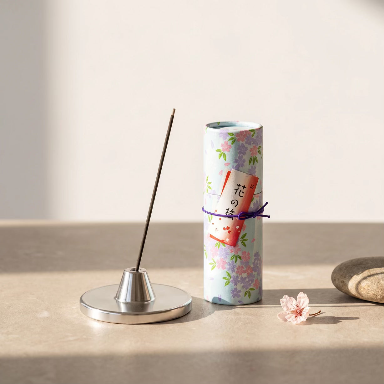 Eirakuya Organic Japanese Incense With Paulownia Gift Box (Cherry Blossom & Osmanthus)