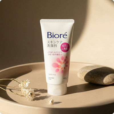 Biore Skincare Scrub In Facial Cleanser 130g