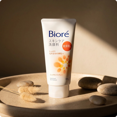 Biore Skincare Rich Moisture Facial Cleanser 130g