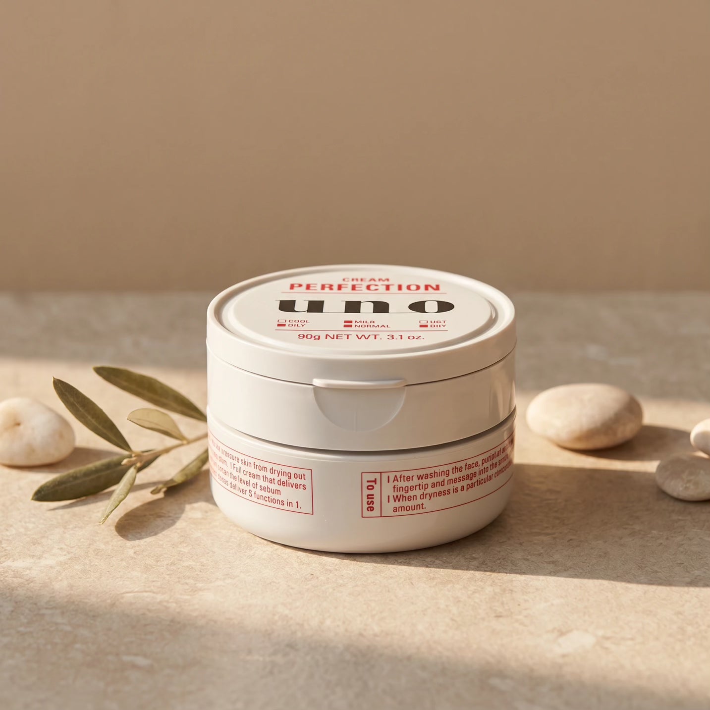 Shiseido Uno for Men Cream Perfection 90g