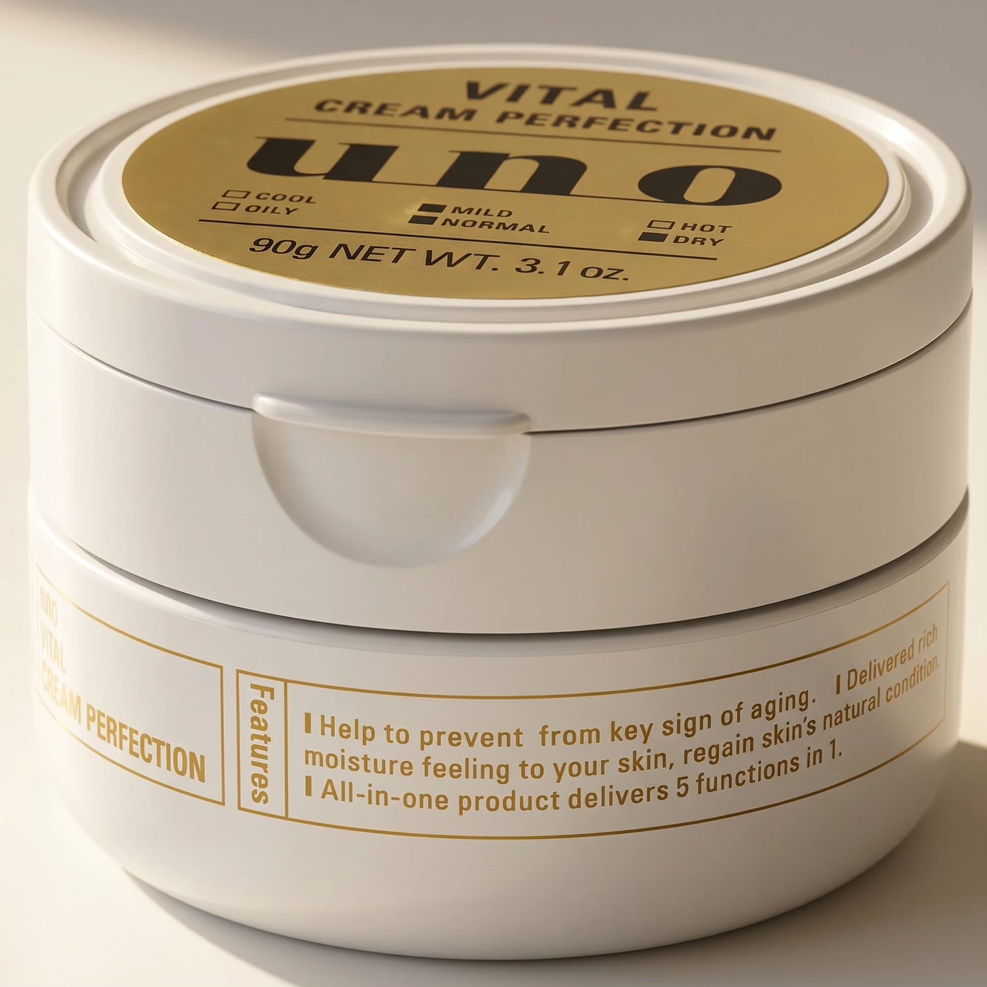 Shiseido Uno for Men Vital Cream Perfection 90g